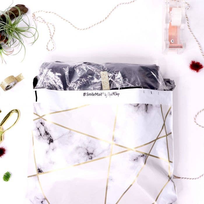 Eleven Fashion - Wholesale Envelopes - Marble Designer Poly Mailers 14x171