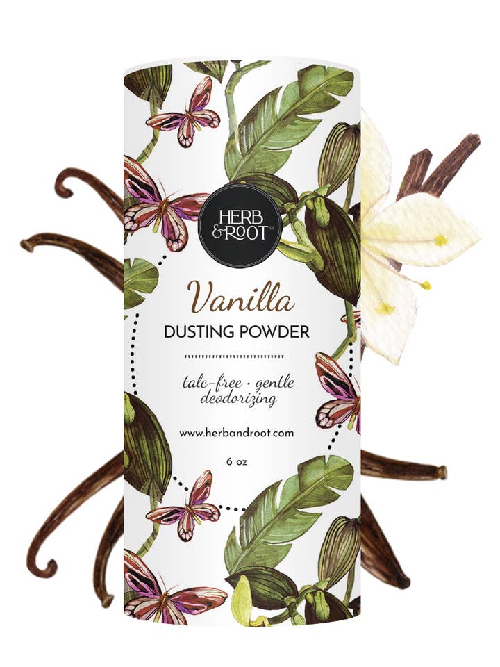 Vanilla Dusting Powder- Oprah's Favorite Things for wholesale by Herb & Root