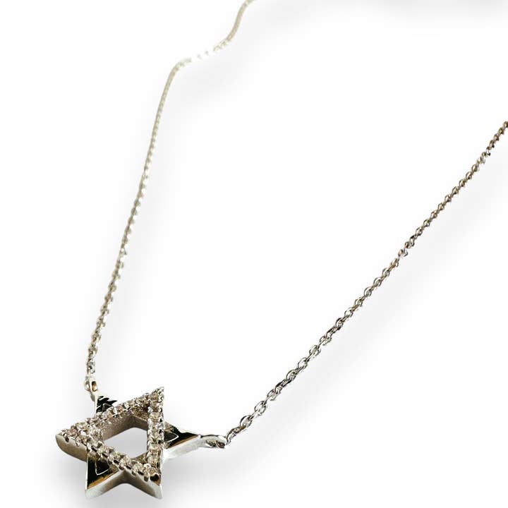 Collier étoile de David pour la vente par Janine’s Jewelry Design