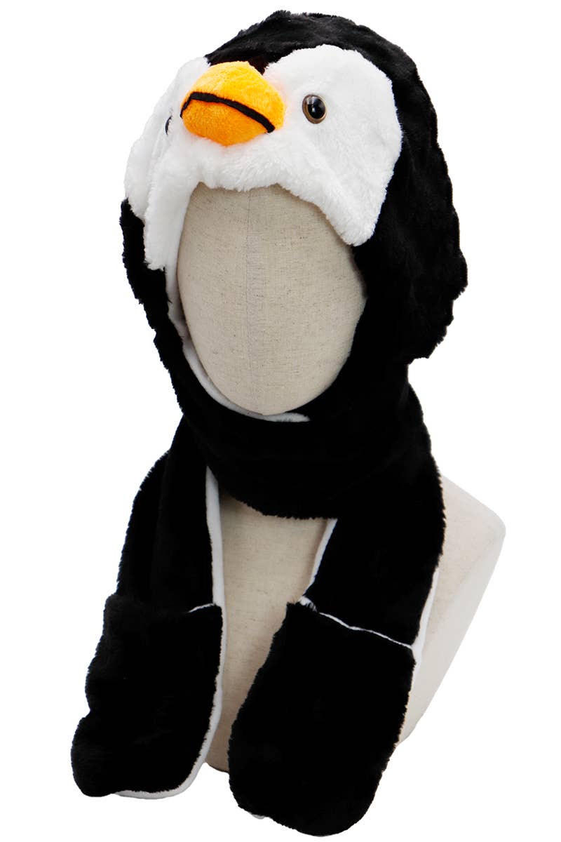 ASSORTED Animal Pals Fuzzy Plush Hat With Long Ear Flaps for wholesale on Faire22