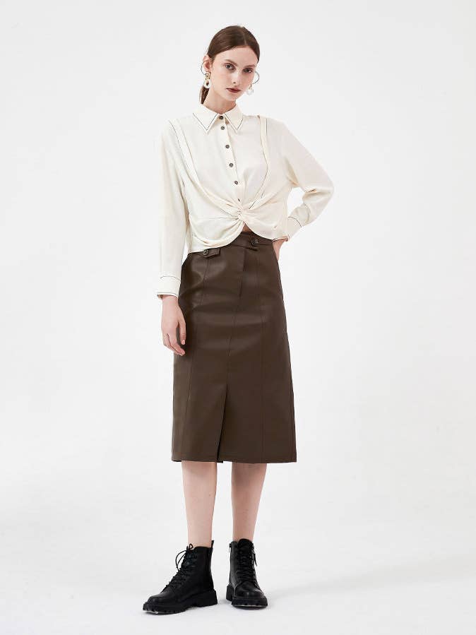 Gedrapeerd getailleerd overhemd voor wholesale door CUBIC