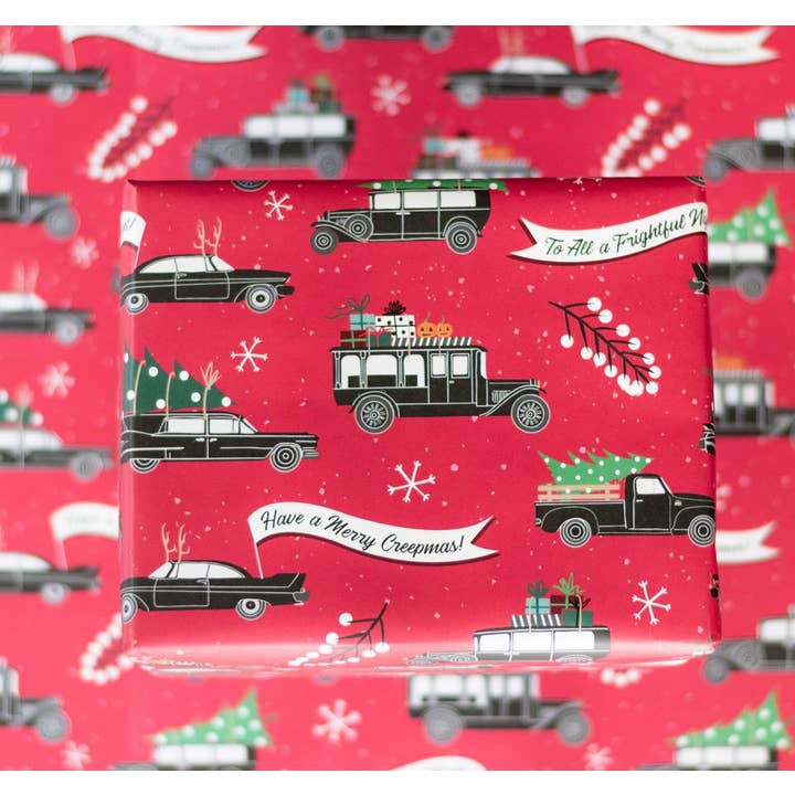 Spooky Cat Press - Wholesale Flat Wrap - Creepmas Gift Wrap Set (5 Sheets)