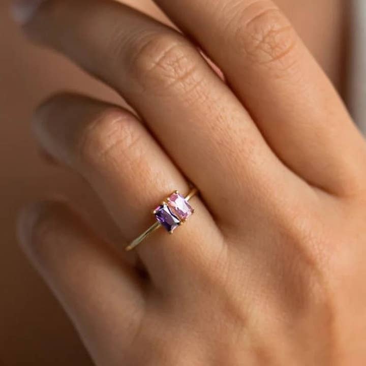 JoyPersonalized - Wholesale Multi-Stone Ring - Family Birthstone Rings, Birthstone Ring, Gemstone Rings