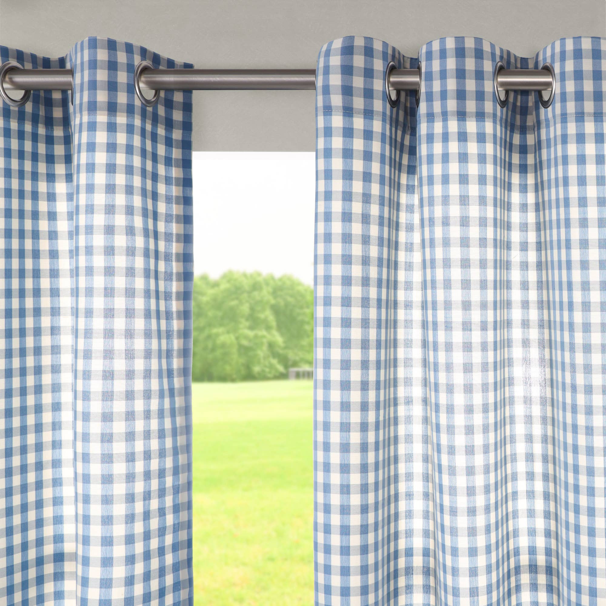 Awesome Home – wholesale Curtain – Checkerboard Outdoor Curtain UV Protected Single Panel8