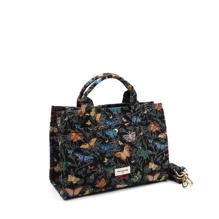 Vimoda - Venta al por mayor Bolso con asas - Mujer - Bolso de mano BUTTERFLES con estampado floral