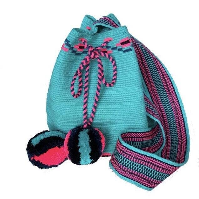 Turquoise Love - Special Edition Crochet Bags - Crossbody Boho Bags for wholesale by Colorful 4U