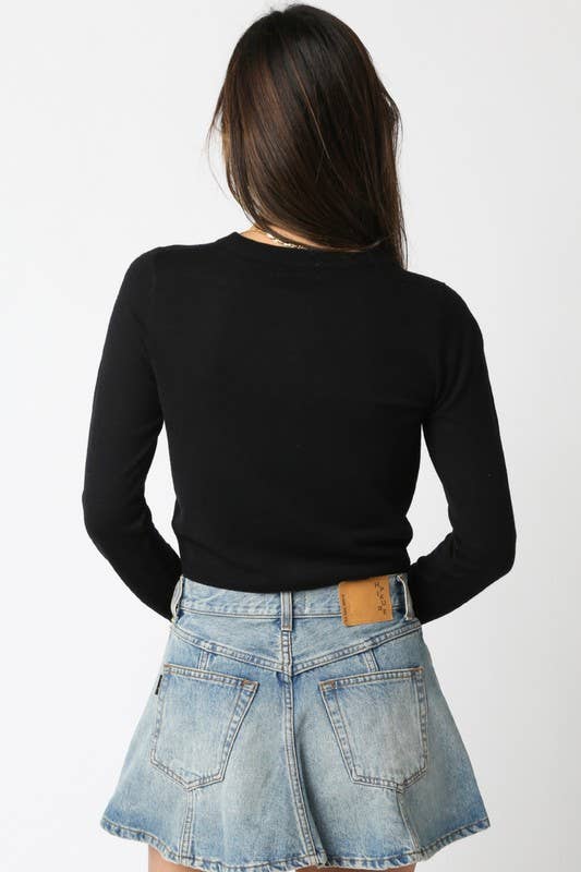 Olivaceous - Wholesale Knit Top - Women's - Gianna Knit Top51