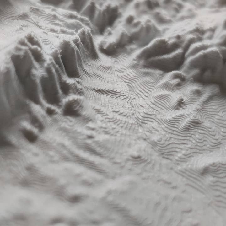 Micropolitan - Wholesale Wall Accent - California 3D Topographic Map | 3D Map Framed Wall Art5