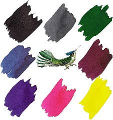 Anderillium Inks - Venta al por mayor Almohadillas de tinta - Set de muestras de tintas Anderillium™ - Serie Avian1