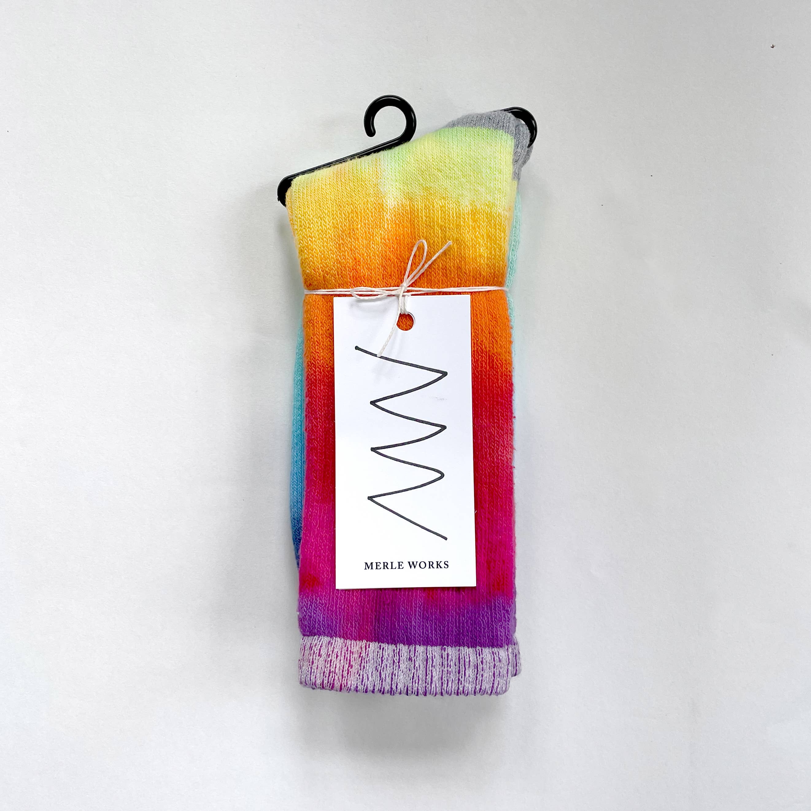 Merle Works - Wholesale Socks - Unisex - Rainbow Hand-dyed XL Sock4