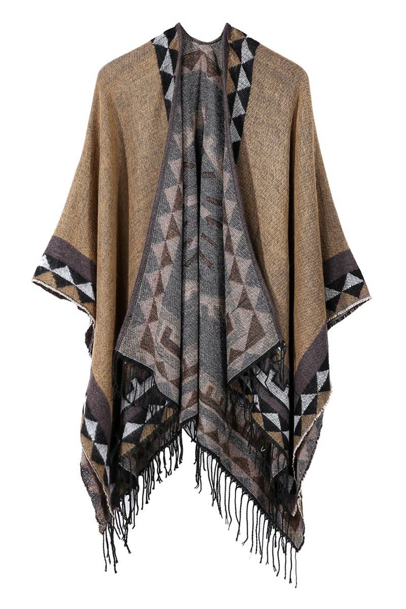 ACCITY - Wholesale Wrap - Women's - PATTERNED TRENDY FASHION SHAWL WRAP_CWASC0015