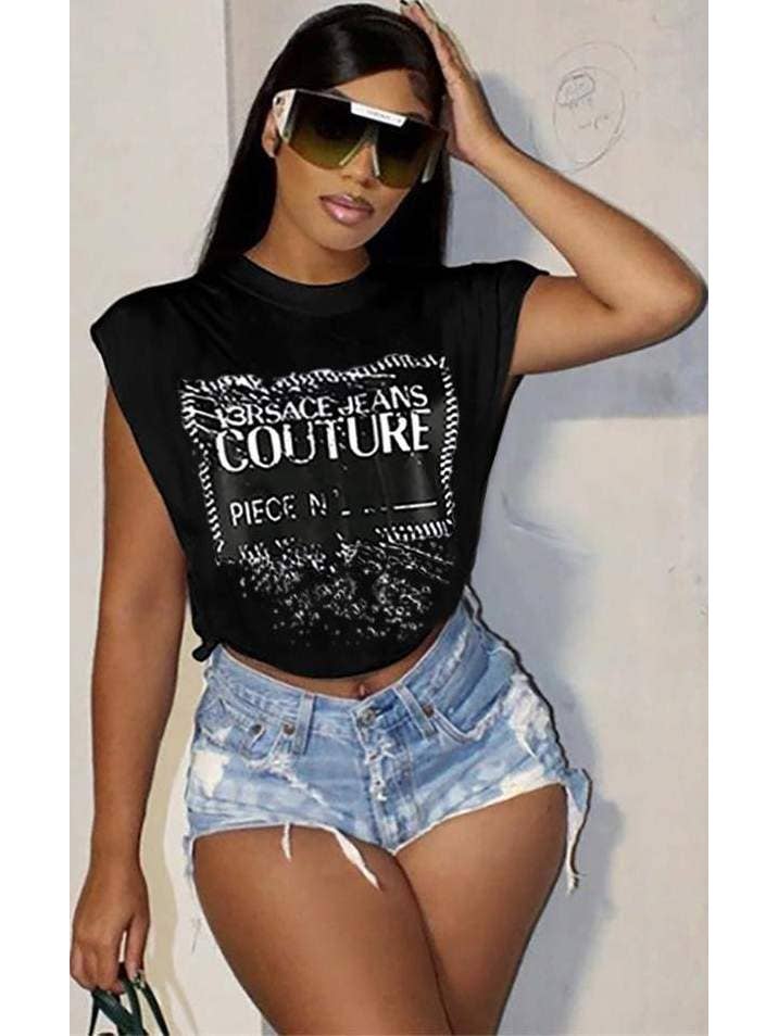 Queen Fashion – wholesale Blus - Dam – modetrend tryck sommar t-shirt för kvinnor