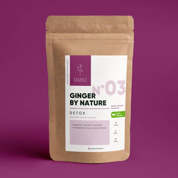 n°3 Jengibre por naturaleza - Detox para venta al por mayor de Organic Therapy