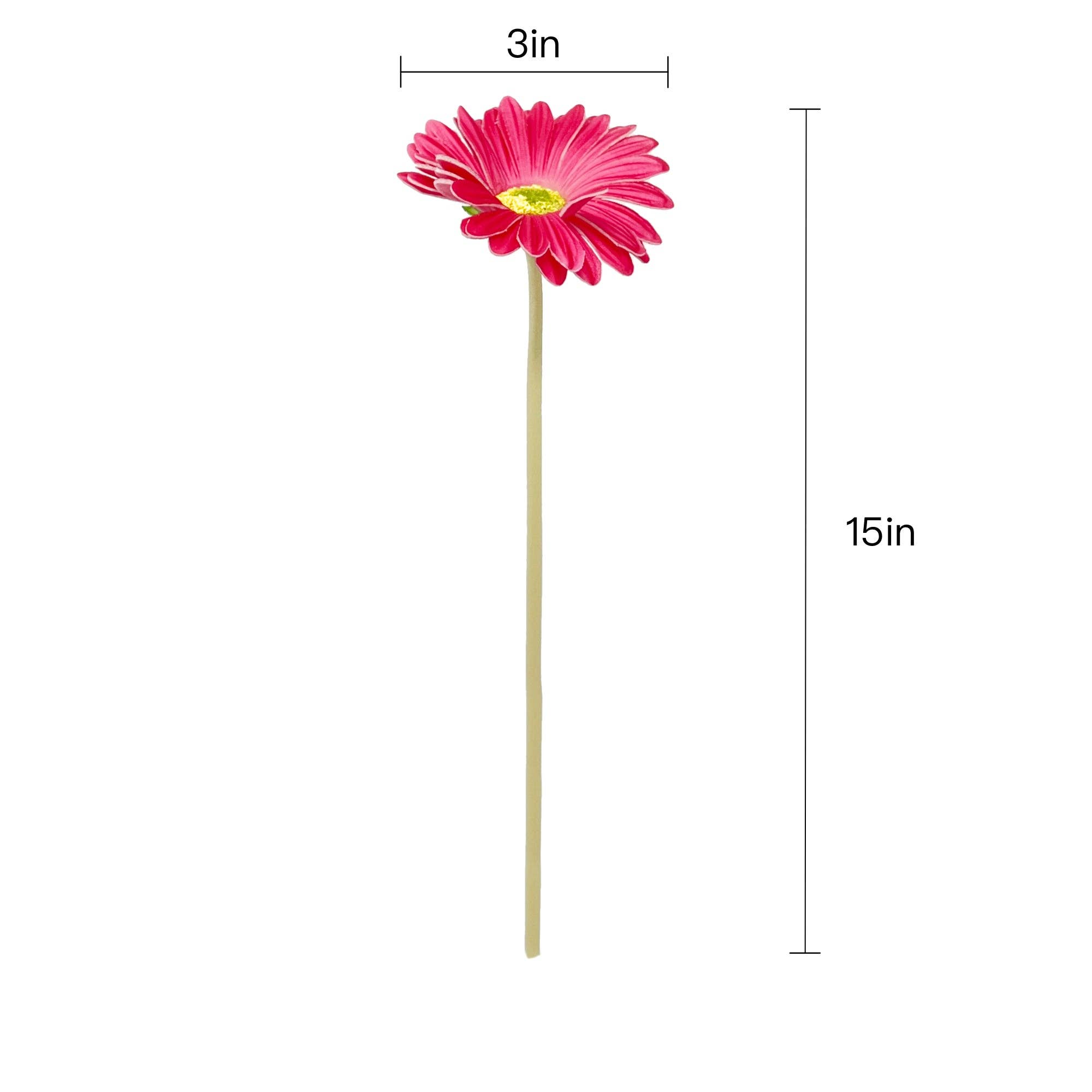 Sun Decorer - Wholesale Artificial Flowers - Artificial Real Touch Daisy Stems (Set of 6)3