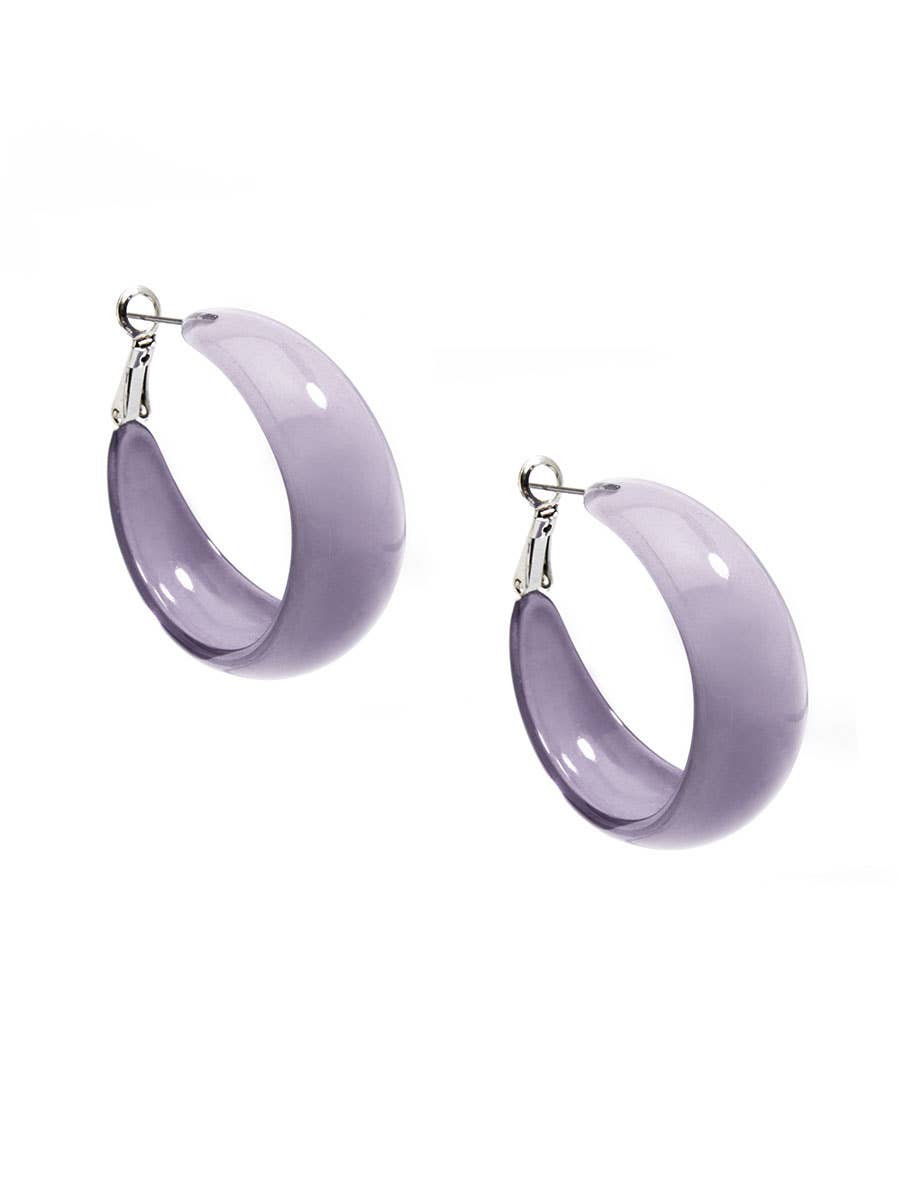 ZENZII Jewelry - Vendita all'ingrosso Orecchini a cerchio - Mod - Orecchini a cerchio in resina10