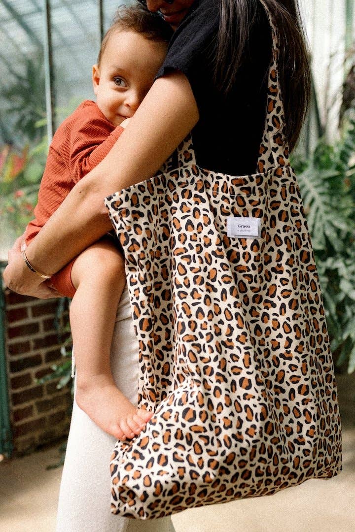 beige ecru Graou tote bag for wholesale on Faire0