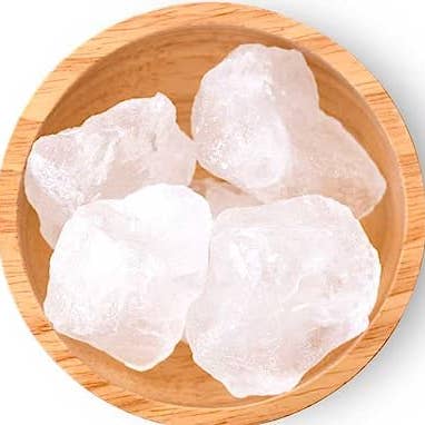 YERBERO - Wholesale Deodorant - Unisex - Yerbero - Alum Stone Block 1 LB (453gr) | White Alum Crystal Rock | Piedra De Alumbre Natural | Natural Deodorant & Antiperspirant |1