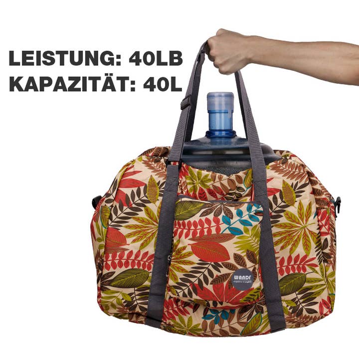 wandf - Wholesale Weekender Bag - Unisex - 40L Travel Duffel Bag Nylon Carry on Weekender Overnight24