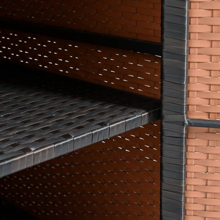 39F Inc. - Vente Outil de gril pour l'extérieur - Chariot de service extérieur avec plateau pliable, armoire de rangement33