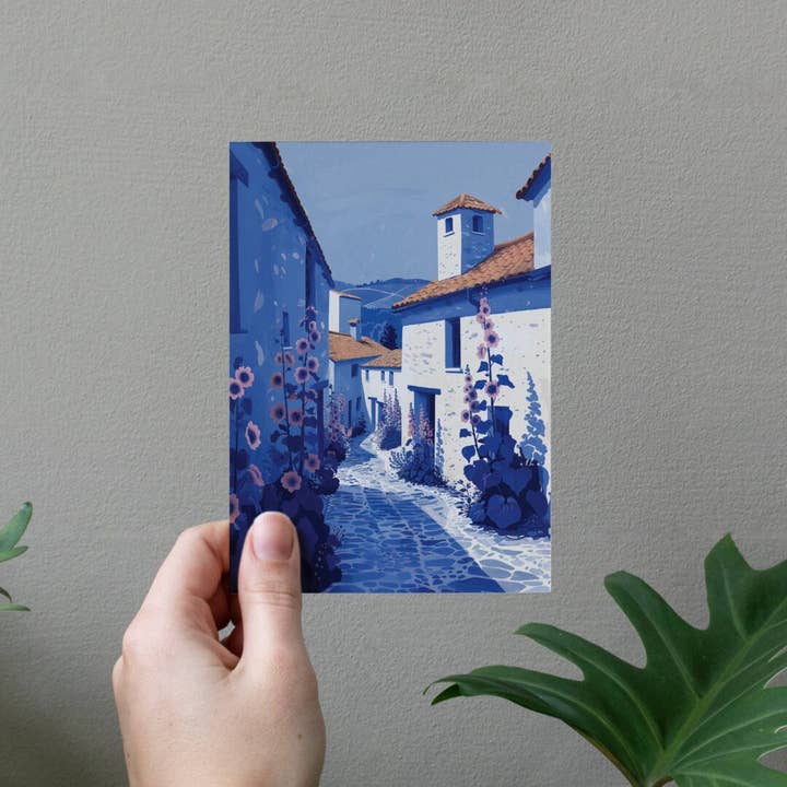 Botanopia - gifts , decor and cards for plant lovers - Wholesale Gewone wenskaart - Ridderspoor | Alledaagse wenskaart | Franse kaart3