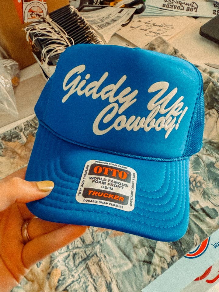 Giddy Up Cowboy!, Western Trucker Hat for wholesale by The Clandestine Underground