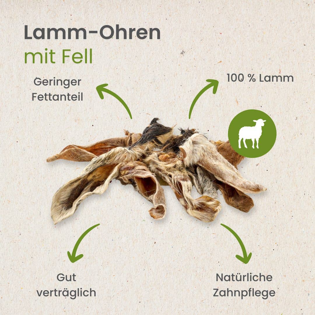Kauartikel.com GmbH - Wholesale Pet Bone/Rawhide - Dog - Lamb ears with fur3