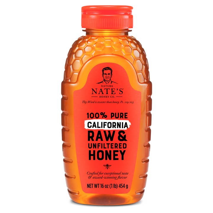 Nature Nate's Raw And Unfiltered California Honey for wholesale by Nate's Honey