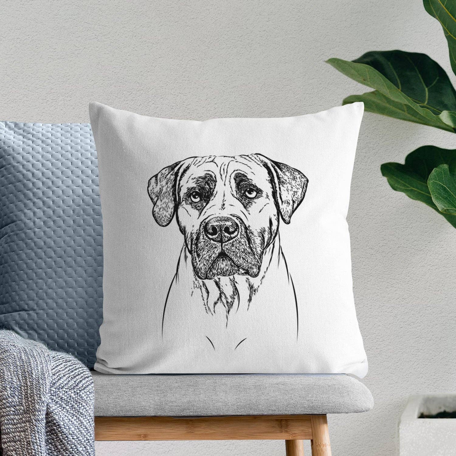 Inkopious - Vente Housse de coussin - Boris le Boerboel - Housse de coussin0