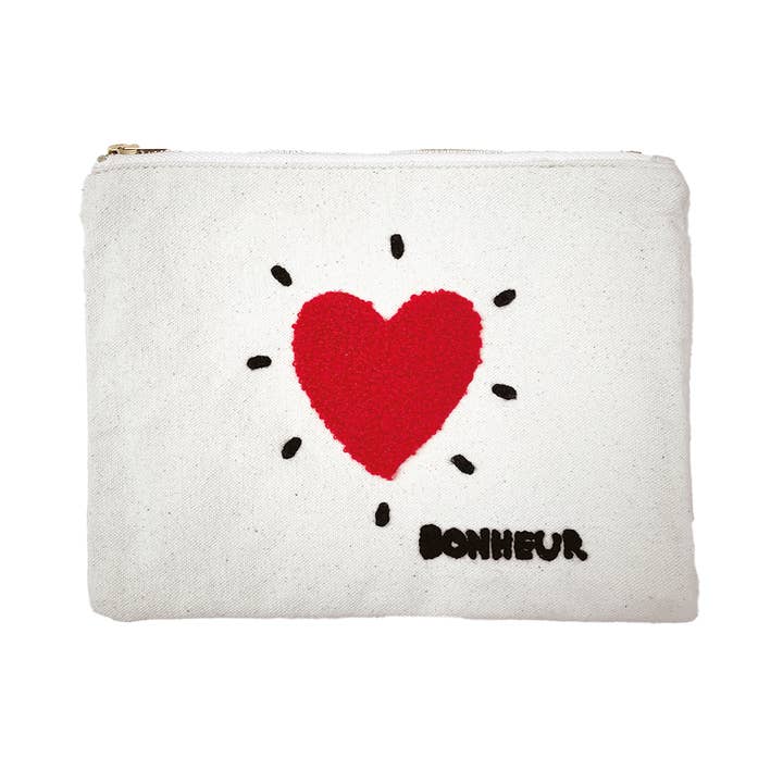 Red heart happiness influence kit 25x18cm for wholesale by Opjet Paris