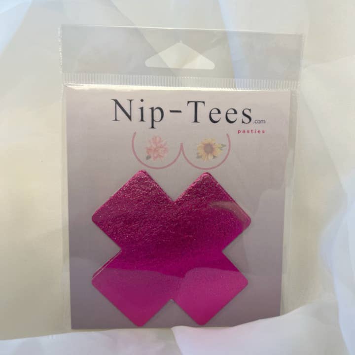 Niptees - Wholesale Nipple pasties – Women’s - Metallic X Cross Nipple Cover Pasties7