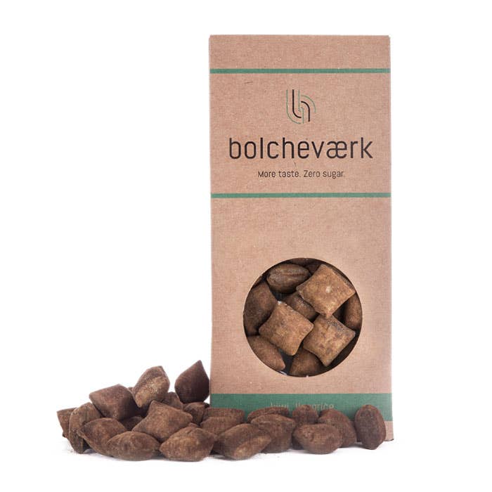 Bolchevaerk - Wholesale Lollipop - Kiwi & Licorice (Sugar Free)1
