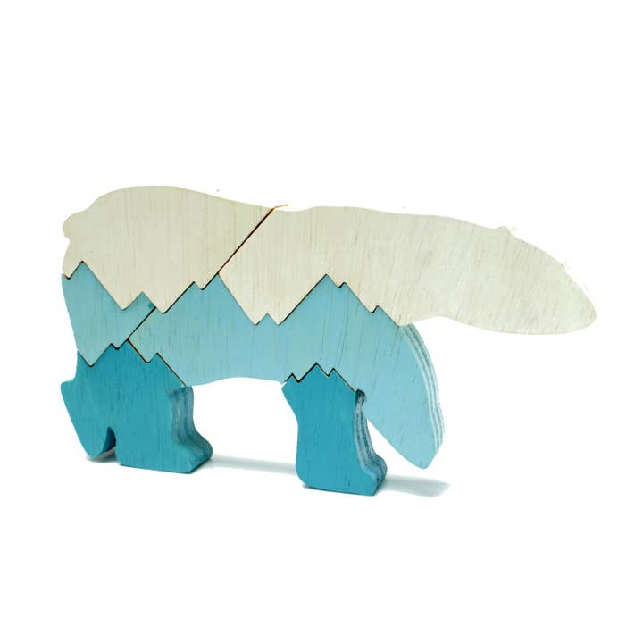 Polar Bear Stacker Puzzle and Room Decoration for wholesale by Berkshire Bowls