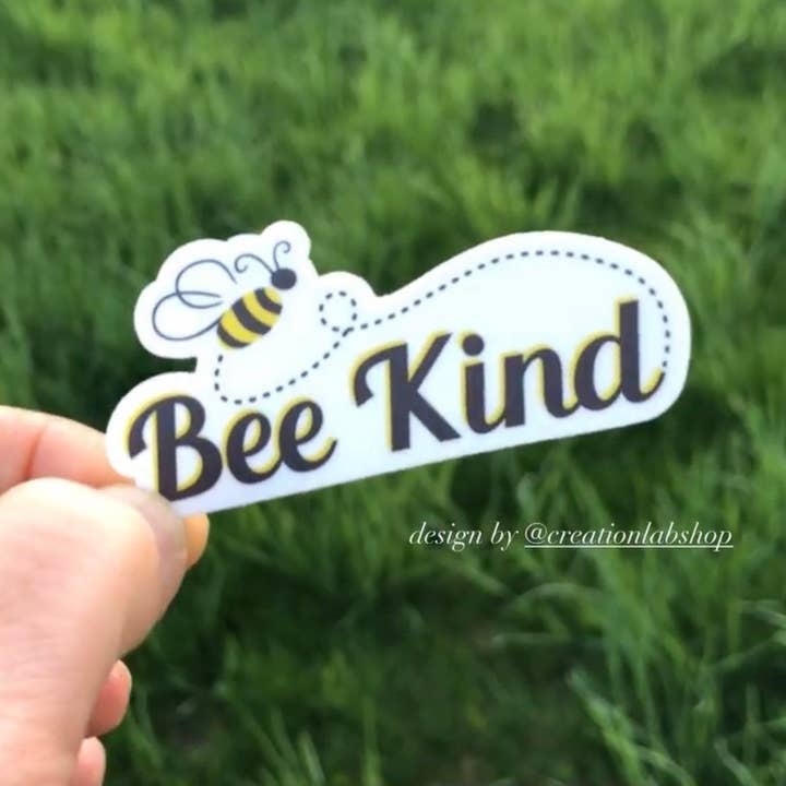 Beedandy - Vendita all'ingrosso Adesivo - Adesivo in vinile, a forma di ape, computer portatile, bottiglia d'acqua3