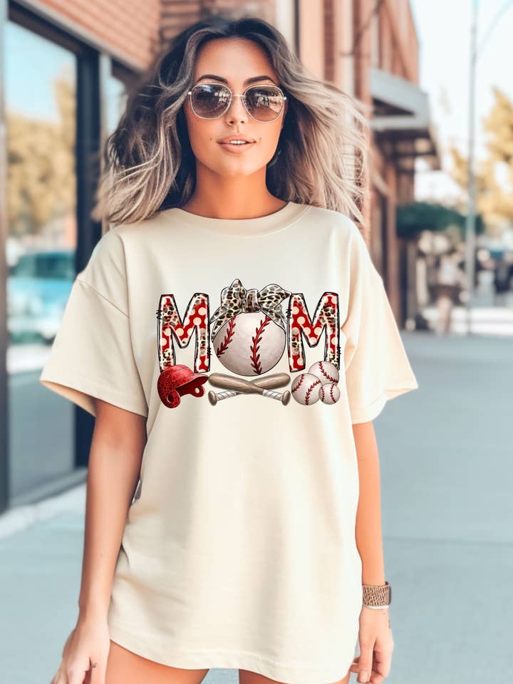 Baseball mom T-shirt for wholesale by Pink pretty designs