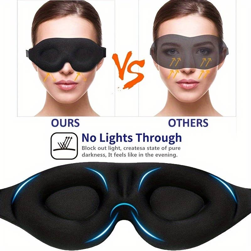 Shop Celino – wholesale Sleep/eye mask – 3D Contoured Sleep Eye Mask for Men & Women, Black2