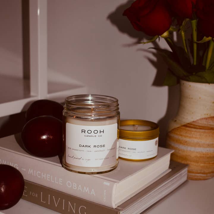 Dark Rose Mini for wholesale by Rooh Candle Co