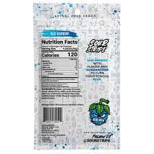 3D Enterprise - Wholesale Gummy - Sour Strips Blue Raspberry  (3.4oz.) 6-Pack1