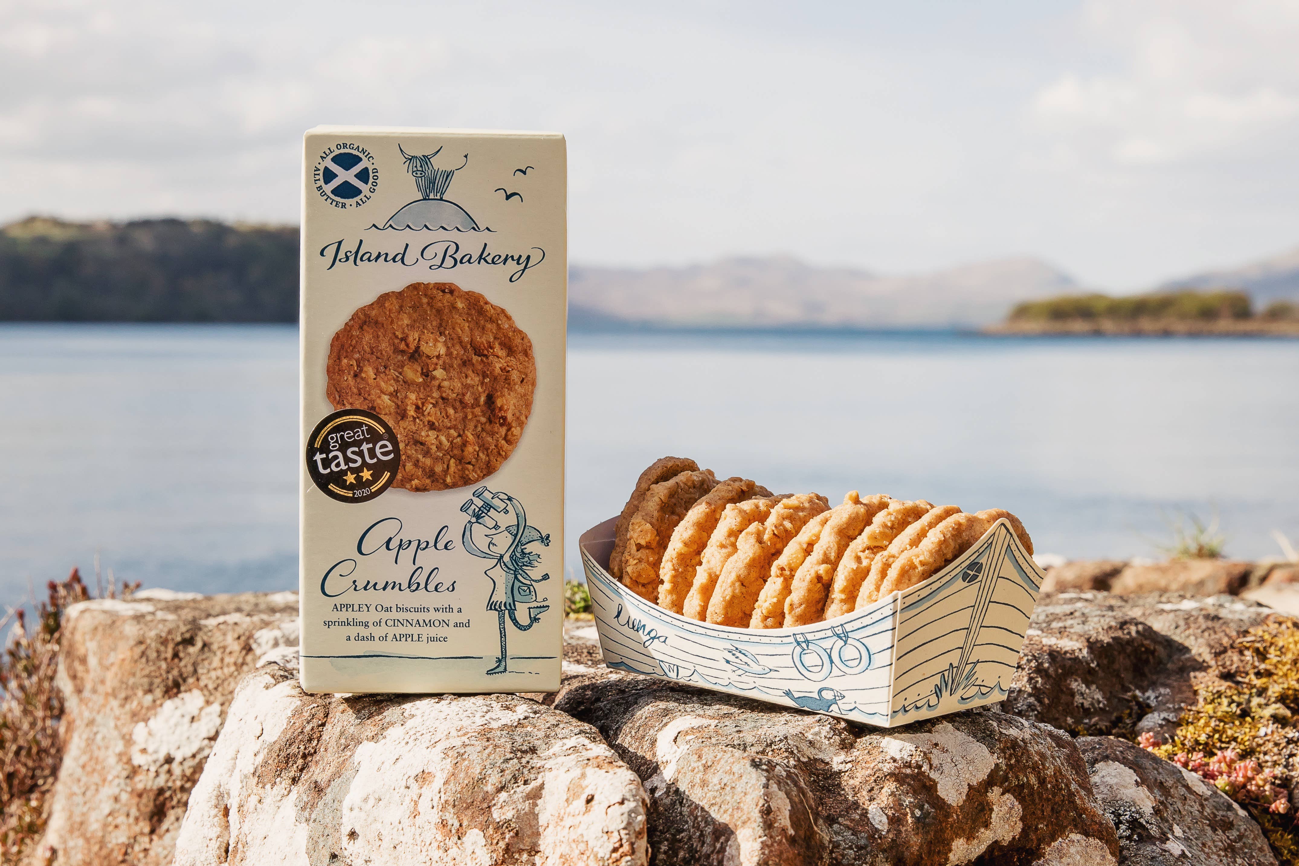 Island Bakery Organics – wholesale Biscuit – Apple Crumbles2