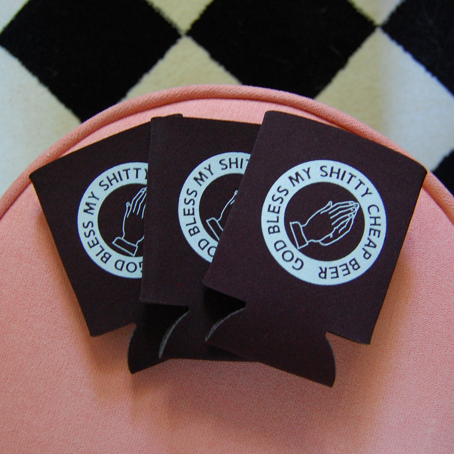 A Shop of Things - Wholesale Drink Huggers & Koozies - God Bless my Beer Koozie1