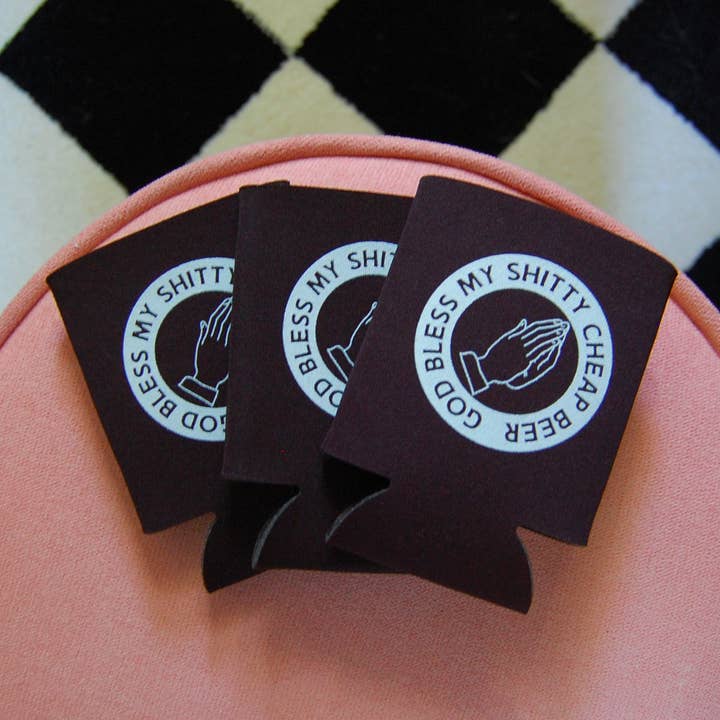A Shop of Things - Wholesale Drink Huggers & Koozies - God Bless my Beer Koozie1