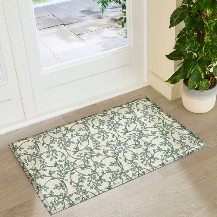 Vines William Morris Pattern Doormat (90 x 60cm) for wholesale by Artsy Mats