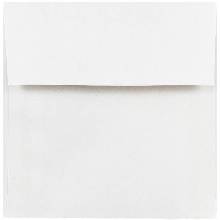 5 x 5 Square Invitation Envelopes, White, 1000 for wholesale by JAM PAPER