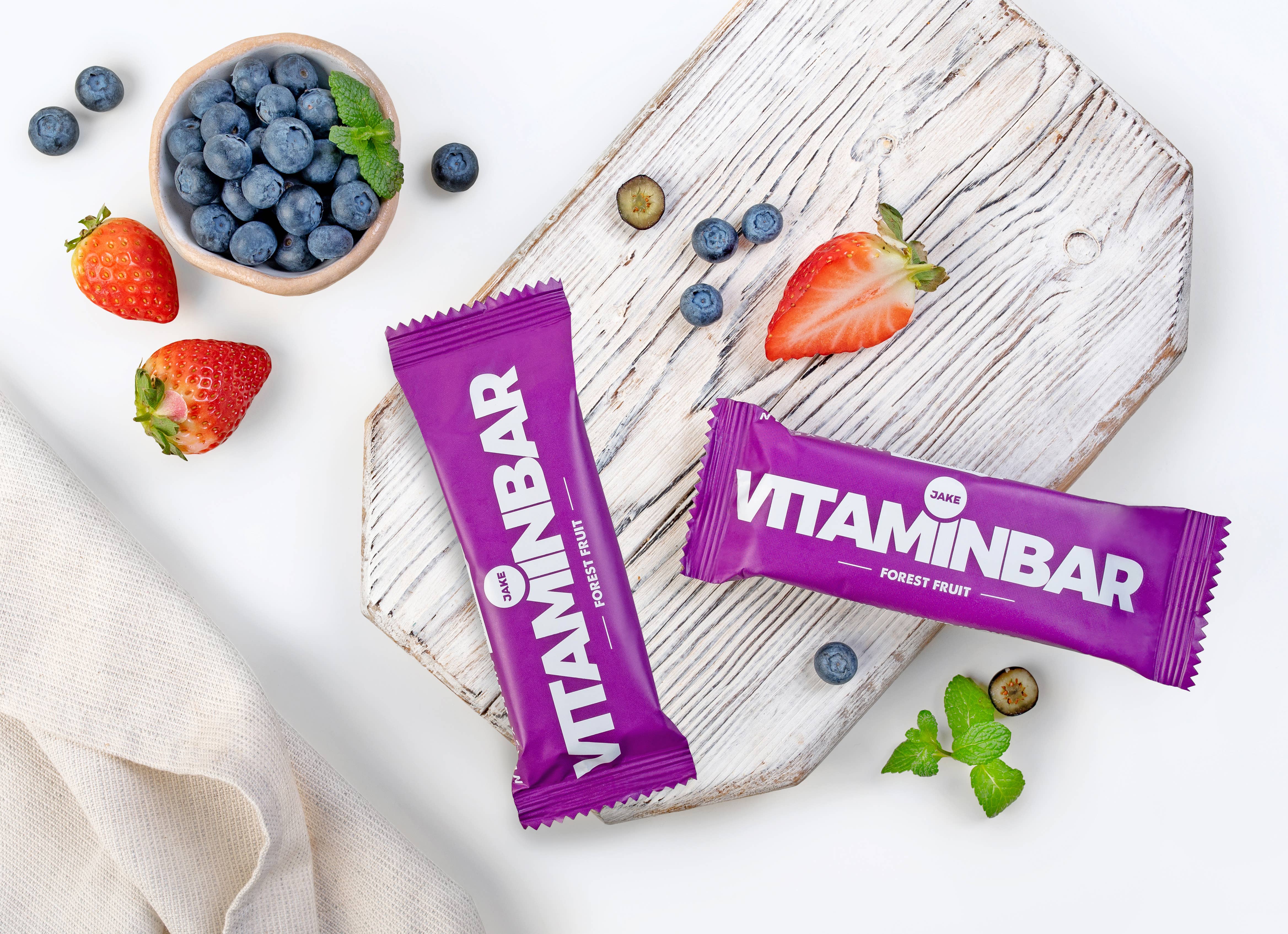 Jake Nutritionals B.V. - Vente Barres de céréales - Barre vitaminée Jake Forestfruit1