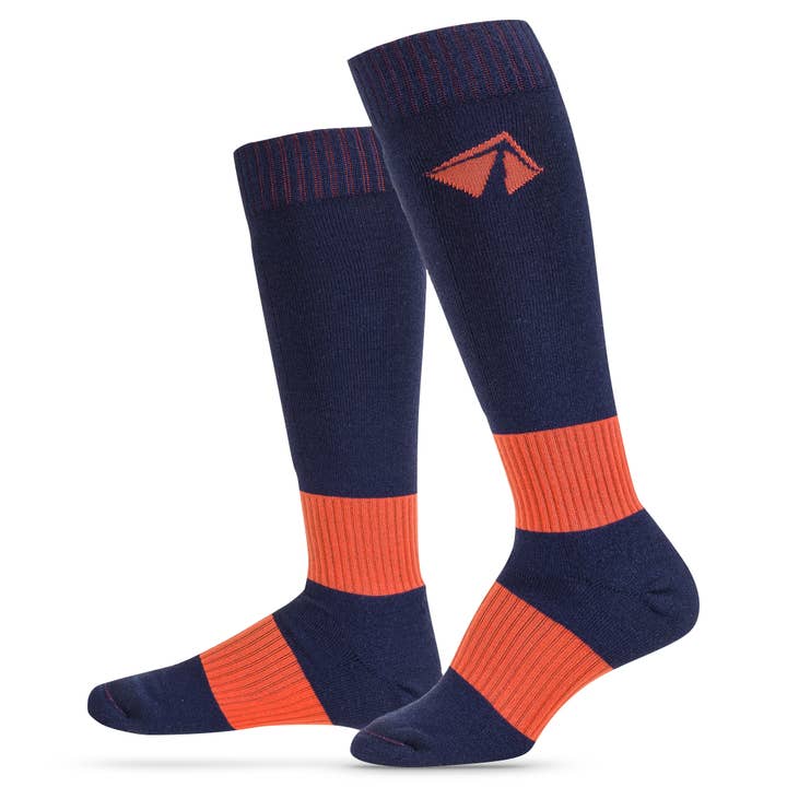 Ski-Lite Performance Ski Sock - XLarge/Orange for wholesale by Lift 23