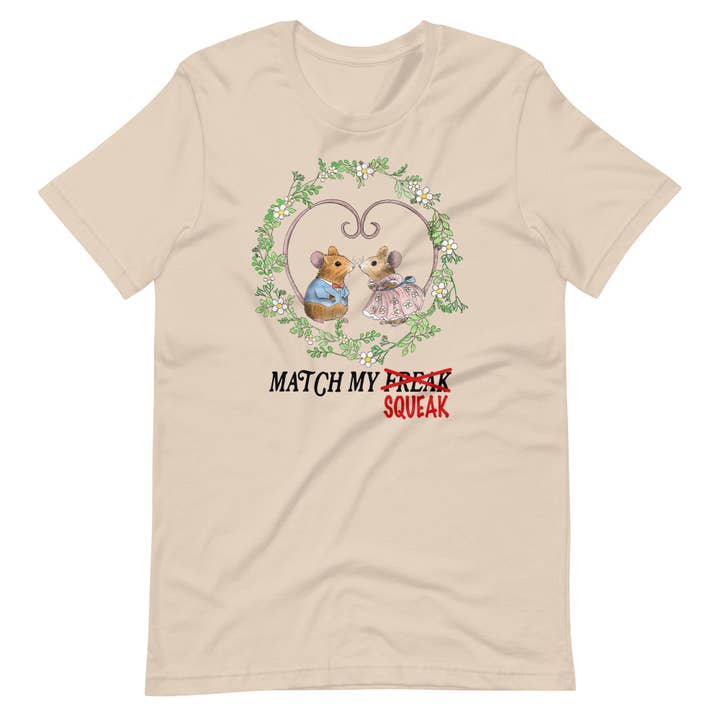 Match My Squeak Shirt, Mouse Couple Funny Shirt for wholesale by NVC Ecommerce LLC
