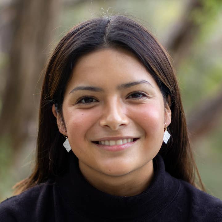 Remnant Studios - Wholesale Dangle Earrings - white and black square tile studs1