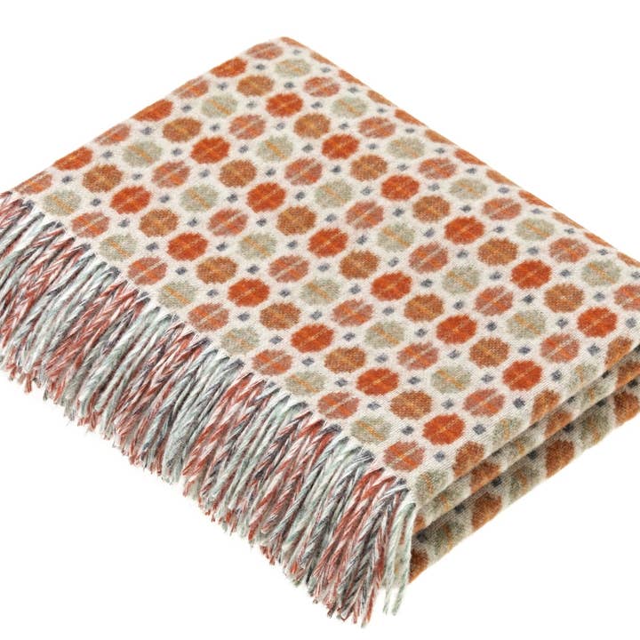 Bronte Moon – Engroshandel Tæppe – Merino Lambswool Throw Blanket Milan Range, Fremstillet i England5