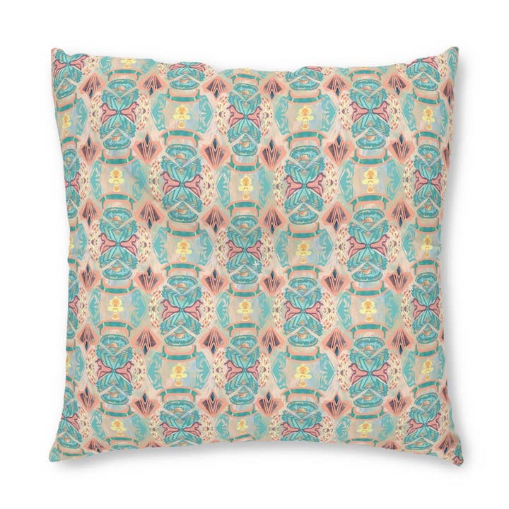 Hallie Tufted Square Floor Pillow for wholesale by Klementina Designs
