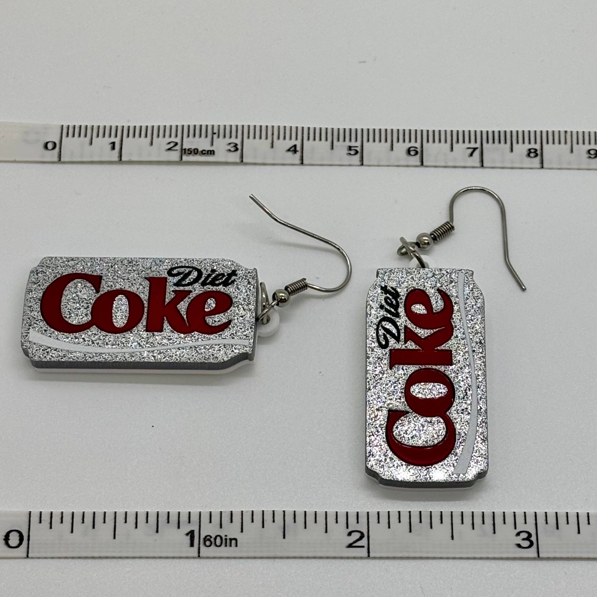 Myrickle - Vente Boucles d'oreilles pendantes - Boucles d'oreilles Coca Light Cadeau amusant sur le thème de la nourriture2