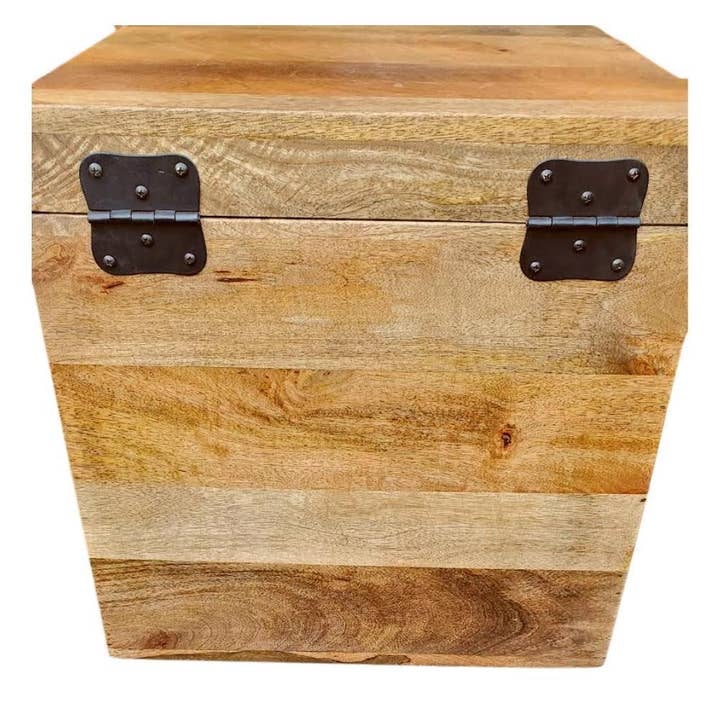 LOOMLAN - Wholesale Storage Bin - Square Rustic Storage Cube Trunk Farmhouse Jameson2